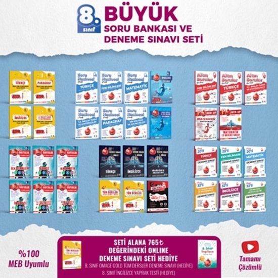 resm 8. SINIF BÜYÜK SET (SORU BANKASI-DENEME)